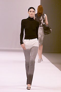 S/S 2000 Céline by Michael Kors ombre greyscale pants - S/M