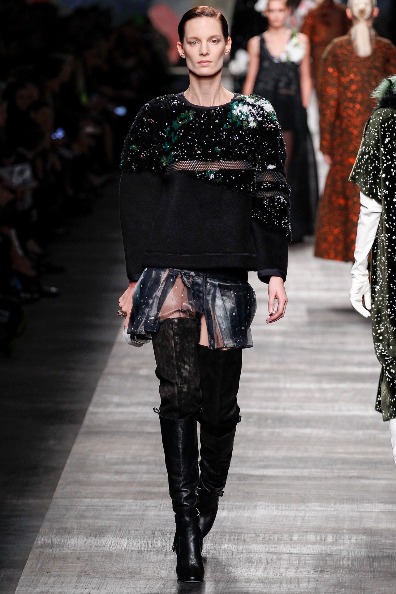 F/W 2014 Fendi by Karl Lagerfeld runway skirt - M