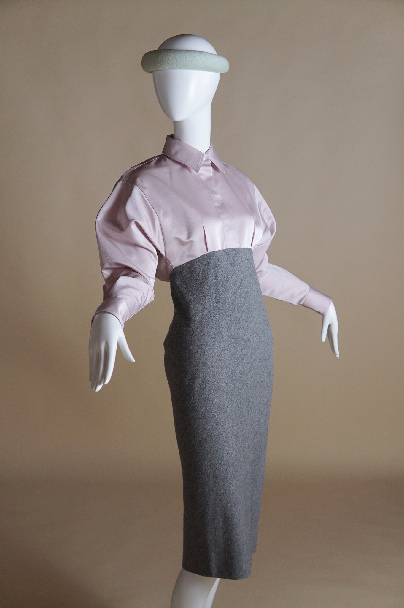 F/W 2008 Marc Jacobs runway dress and headband in collaboration with Stephen Jones - XS
