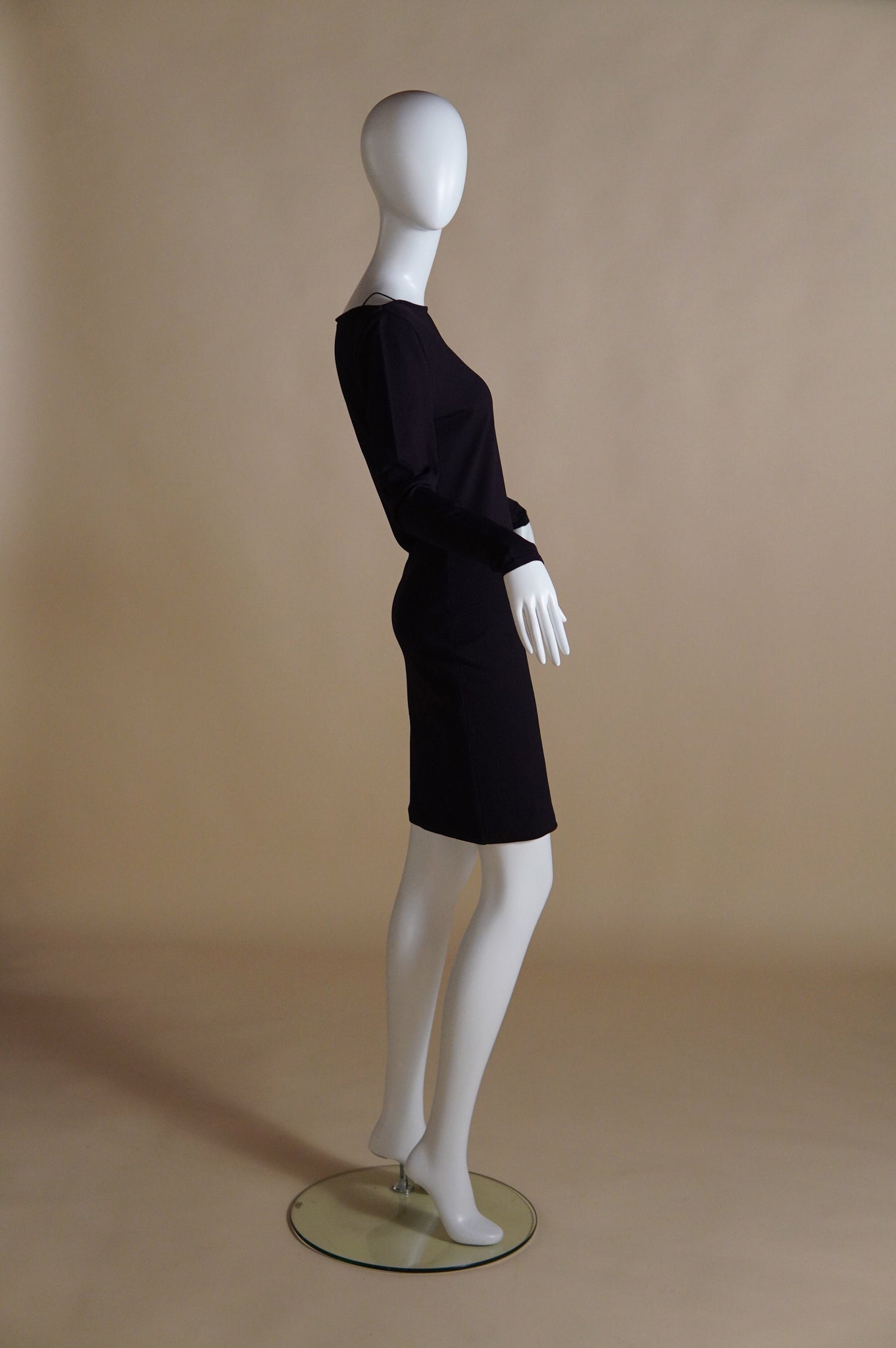 RESERVED S/S 1998 Gucci by Tom Ford plum dress with exposed straps - S/M