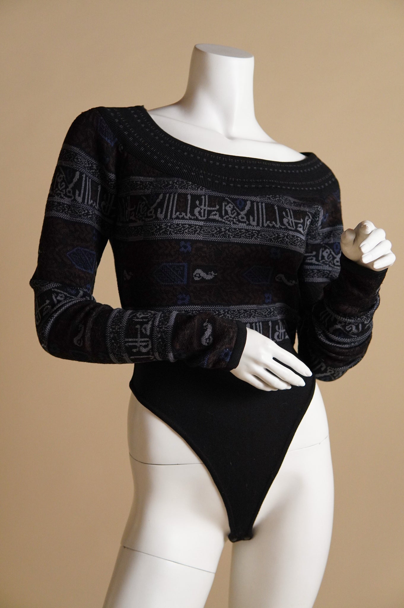 F/W 1990 Alaïa knit bodysuit - S/M