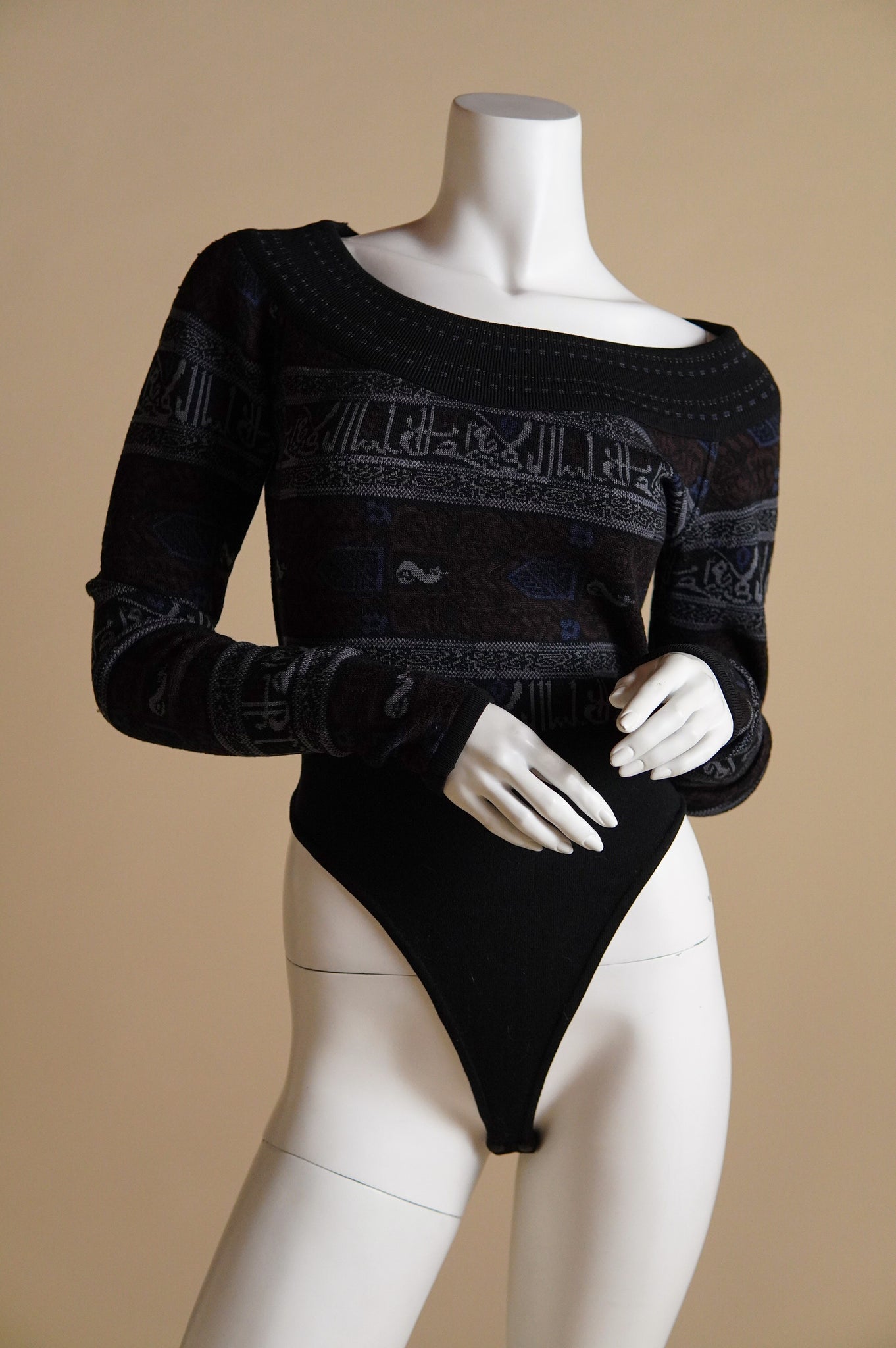 F/W 1990 Alaïa knit bodysuit - S/M