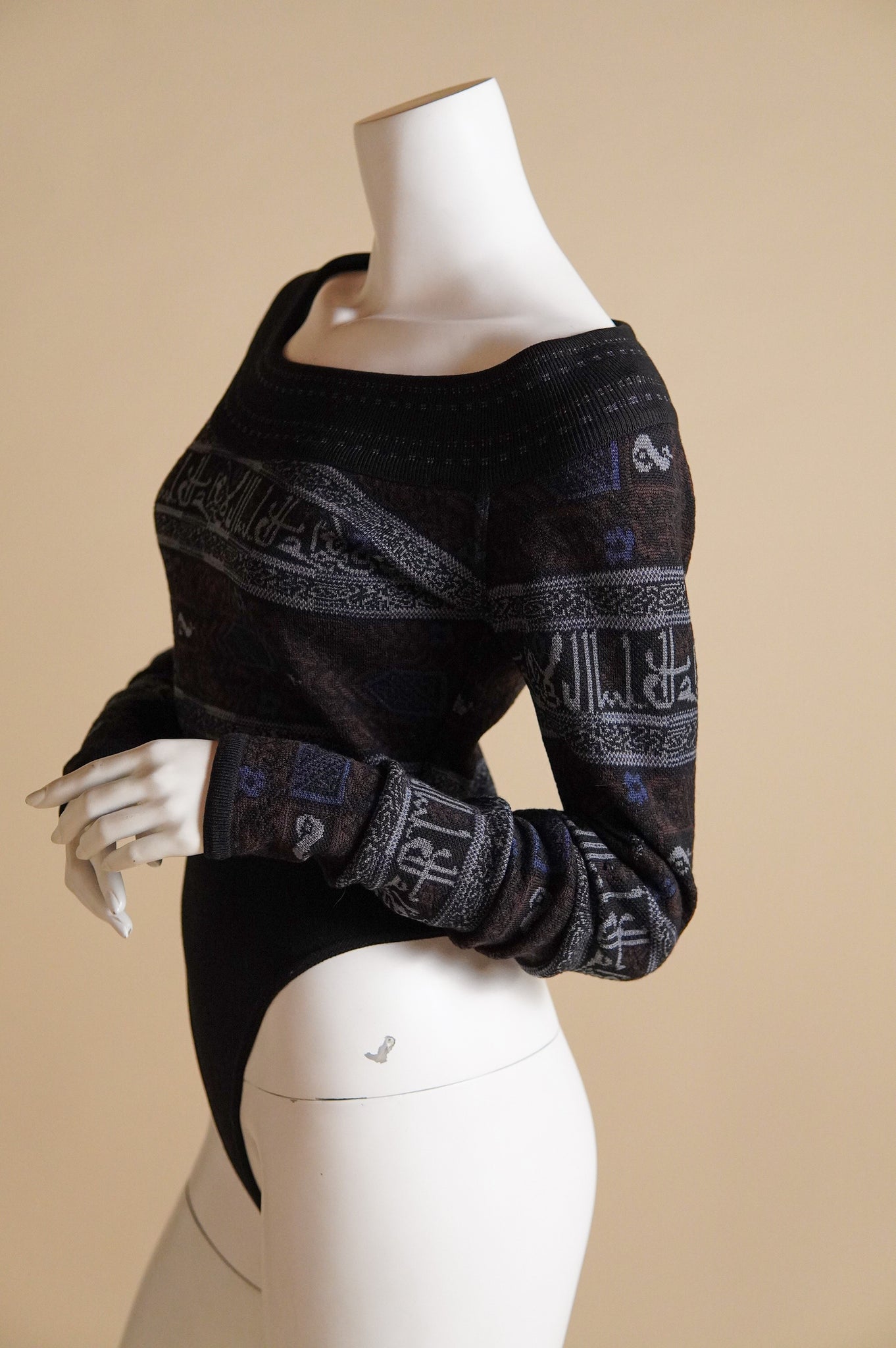 F/W 1990 Alaïa knit bodysuit - S/M