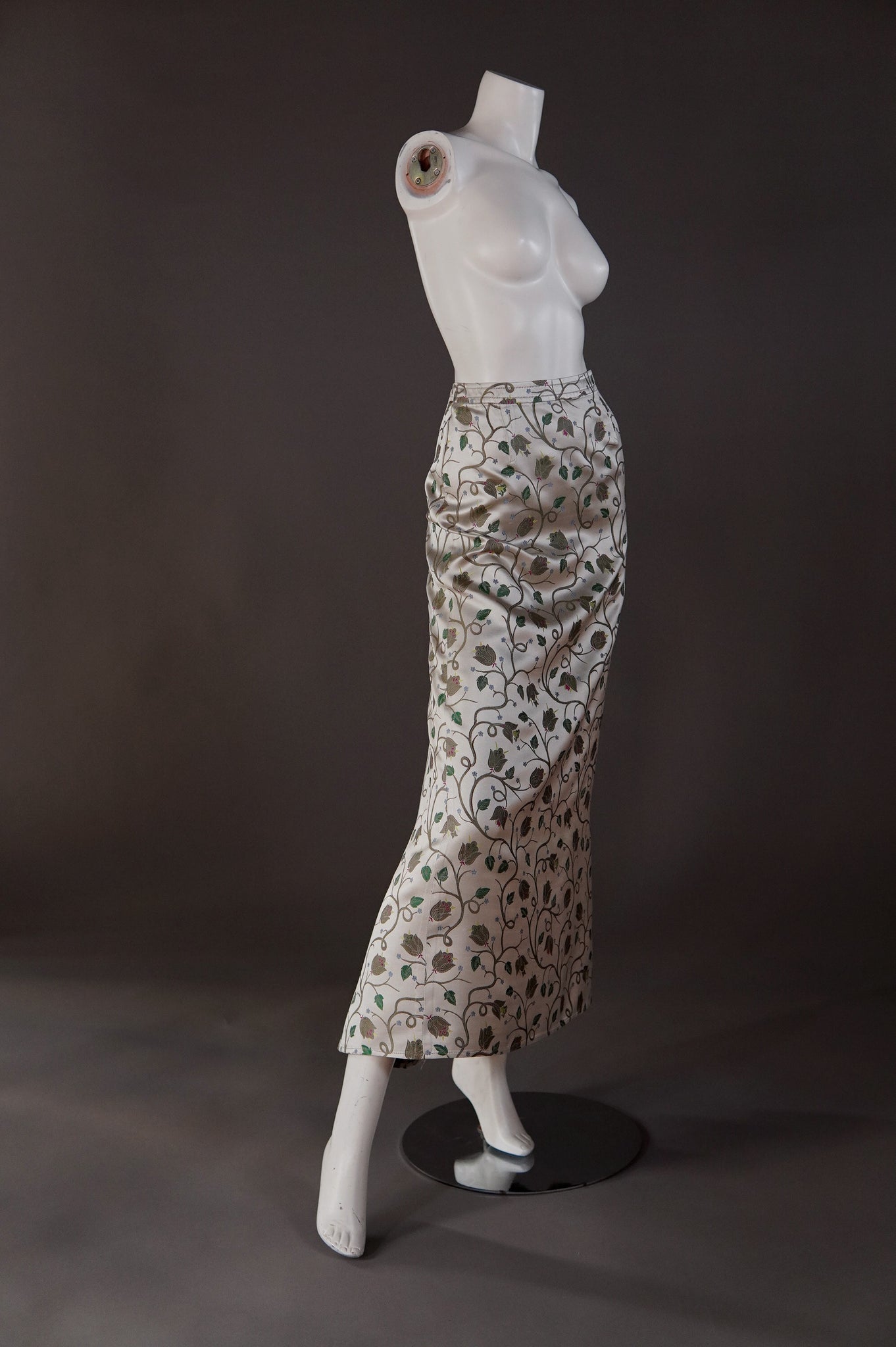 vintage archive runway campaign printemps Spring Summer SS S/S 1997 Prada silk brocade skirt 1990s