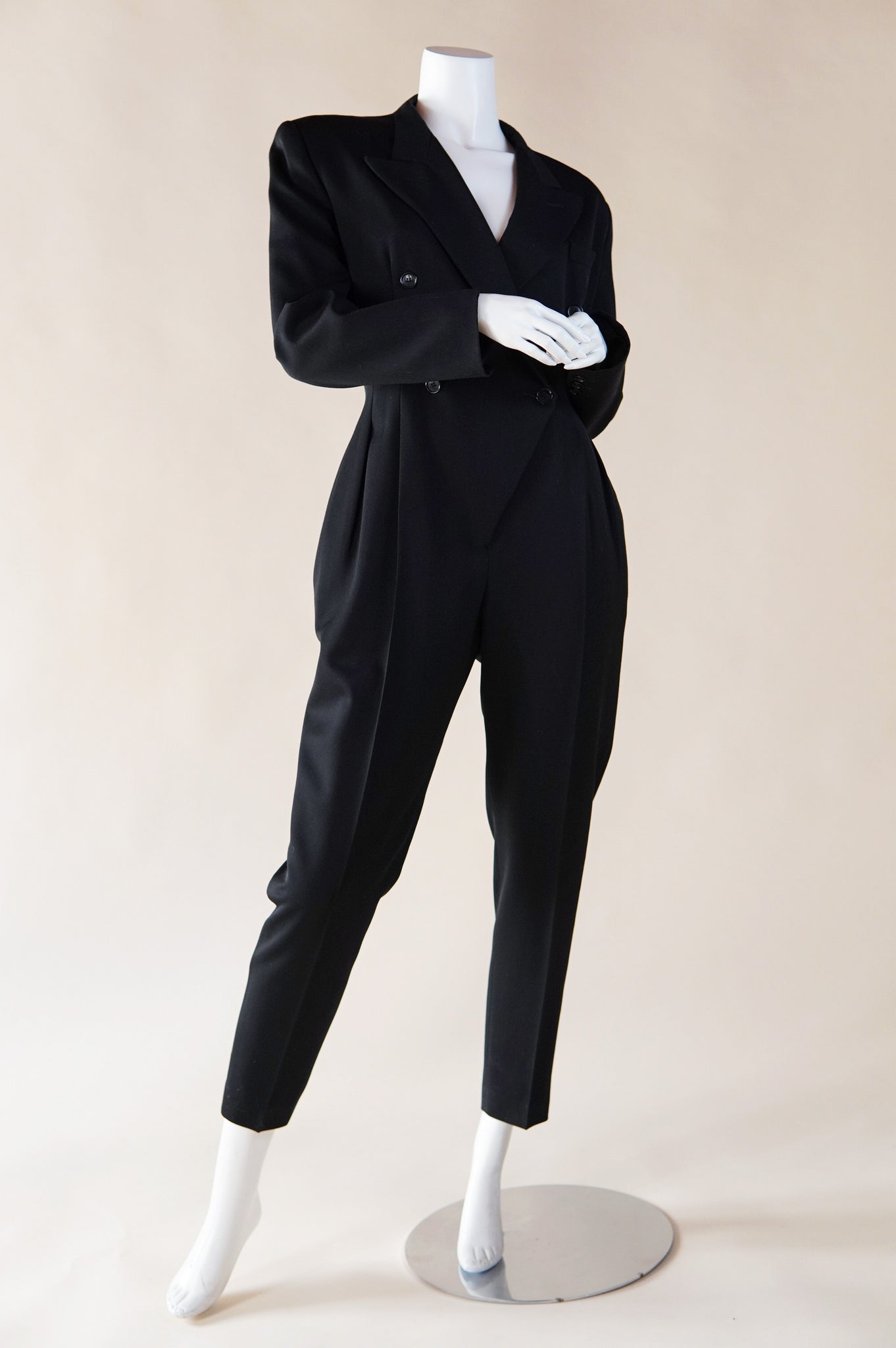 F/W 1995 Norma Kamali double-breasted jumpsuit - S