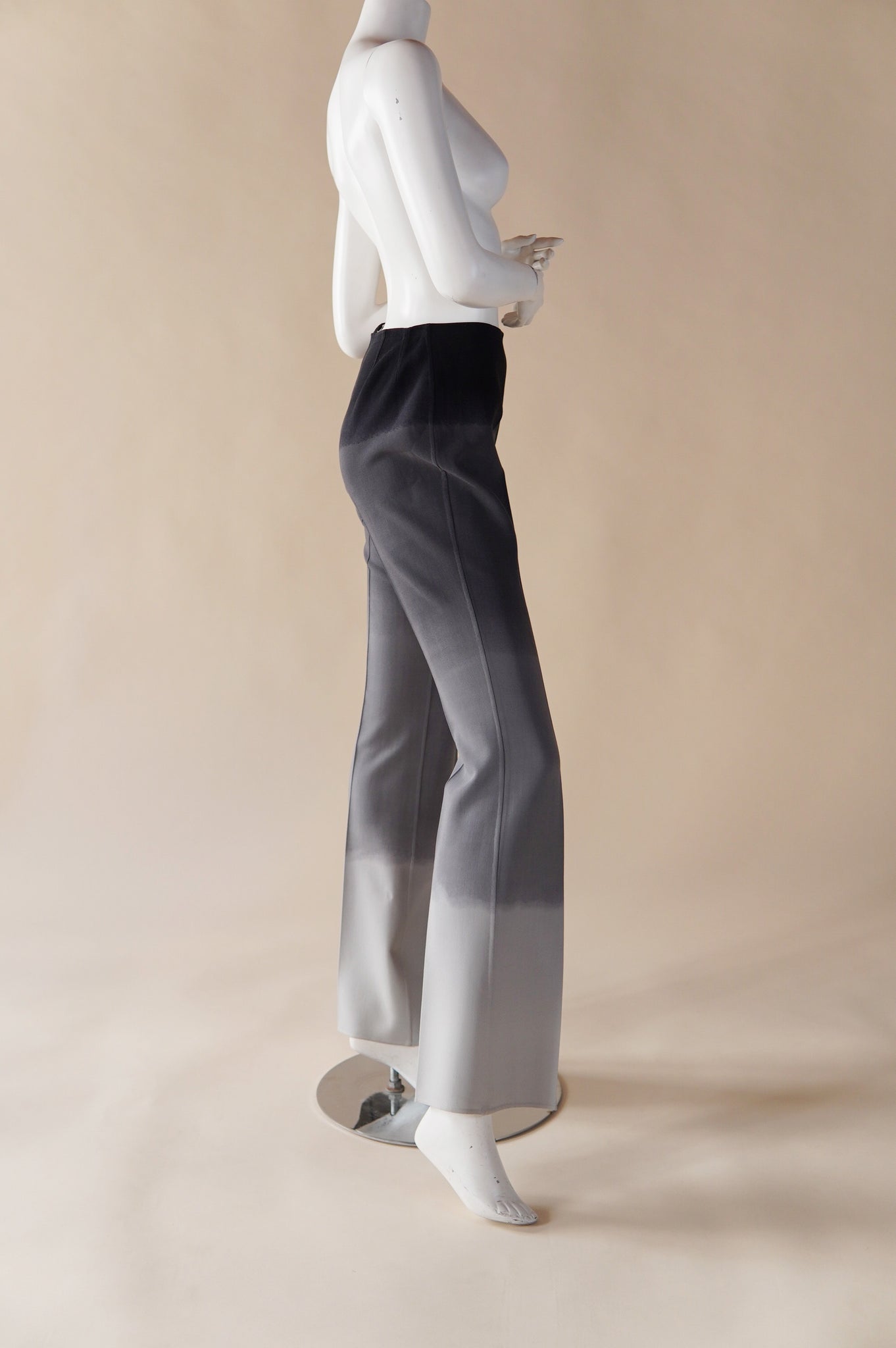 S/S 2000 Céline by Michael Kors ombre greyscale pants - S/M