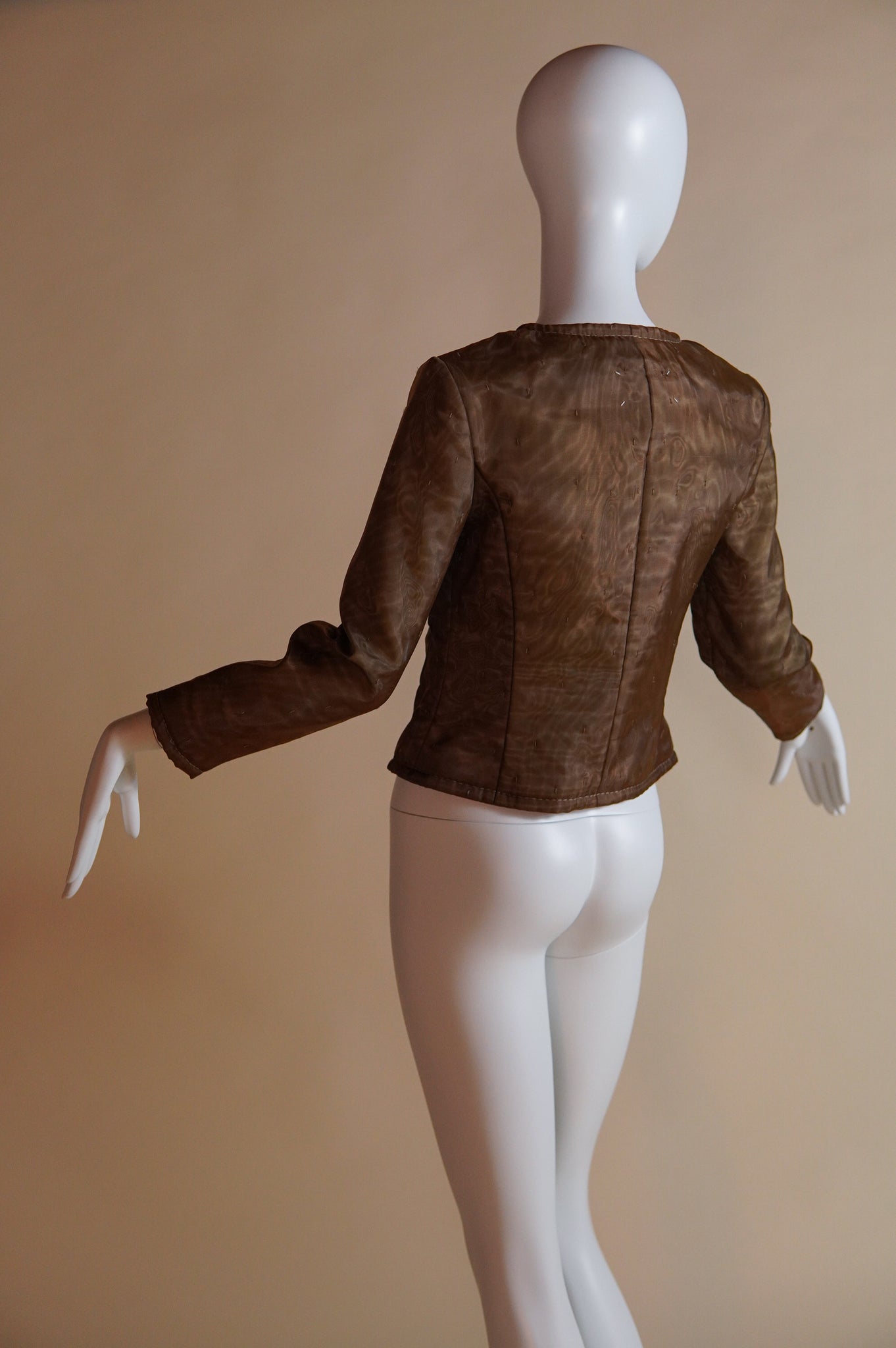 S/S 2016 Maison Margiela by John Galliano blank label cropped jacket - XS/S