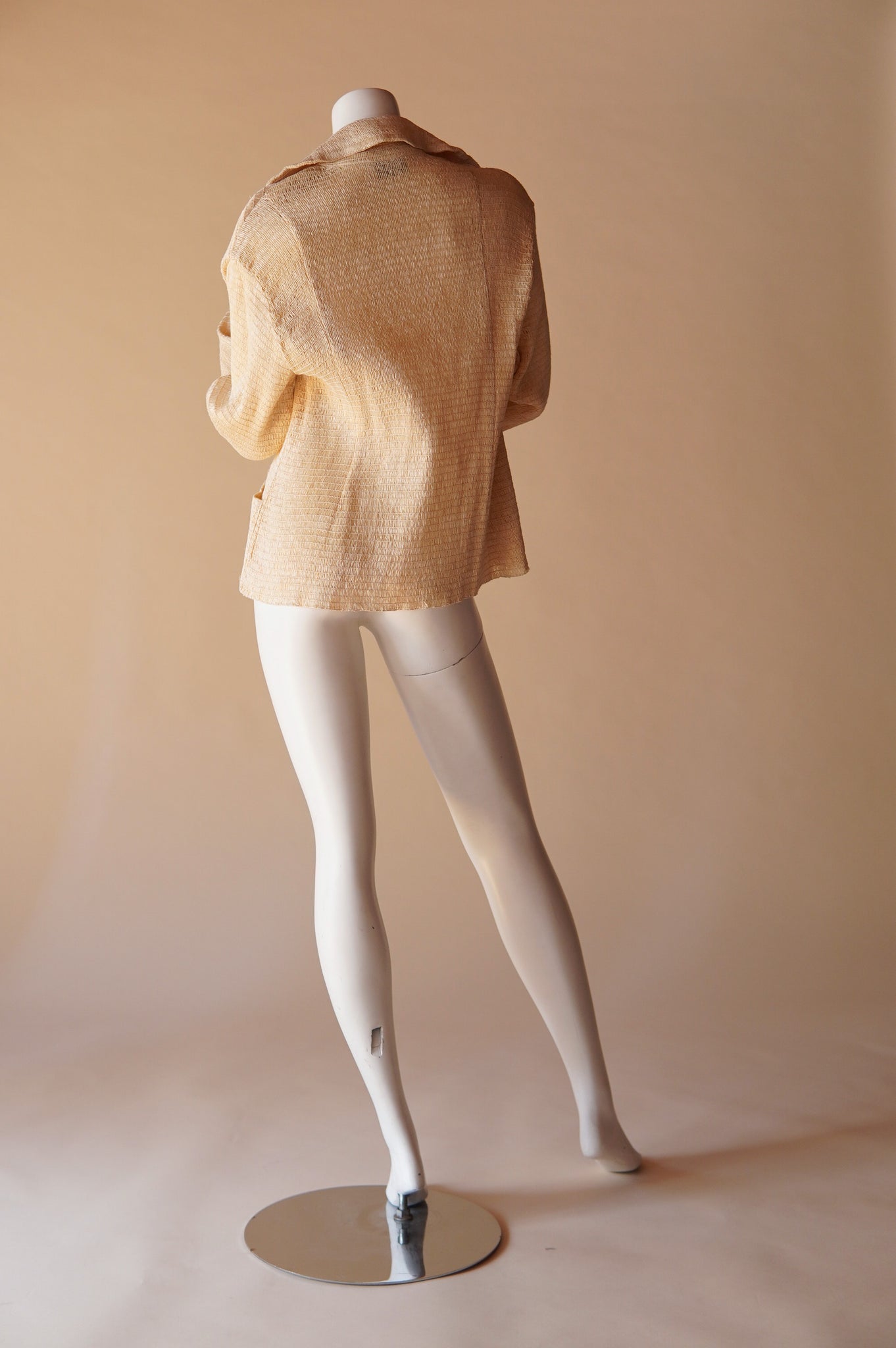 1980s Koos van den Akker straw raffia jacket - S