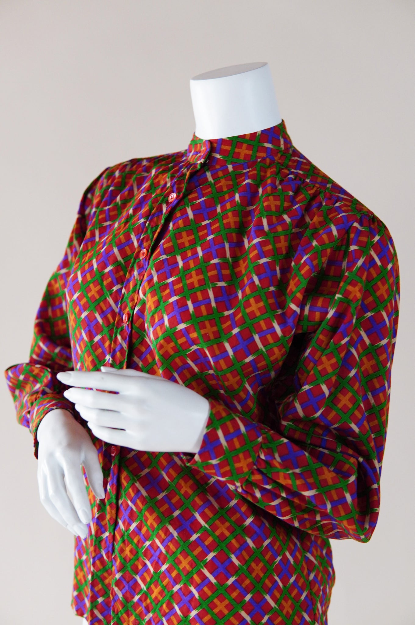 Yves Saint Laurent Rive Gauche 1970s blouse - XS/S