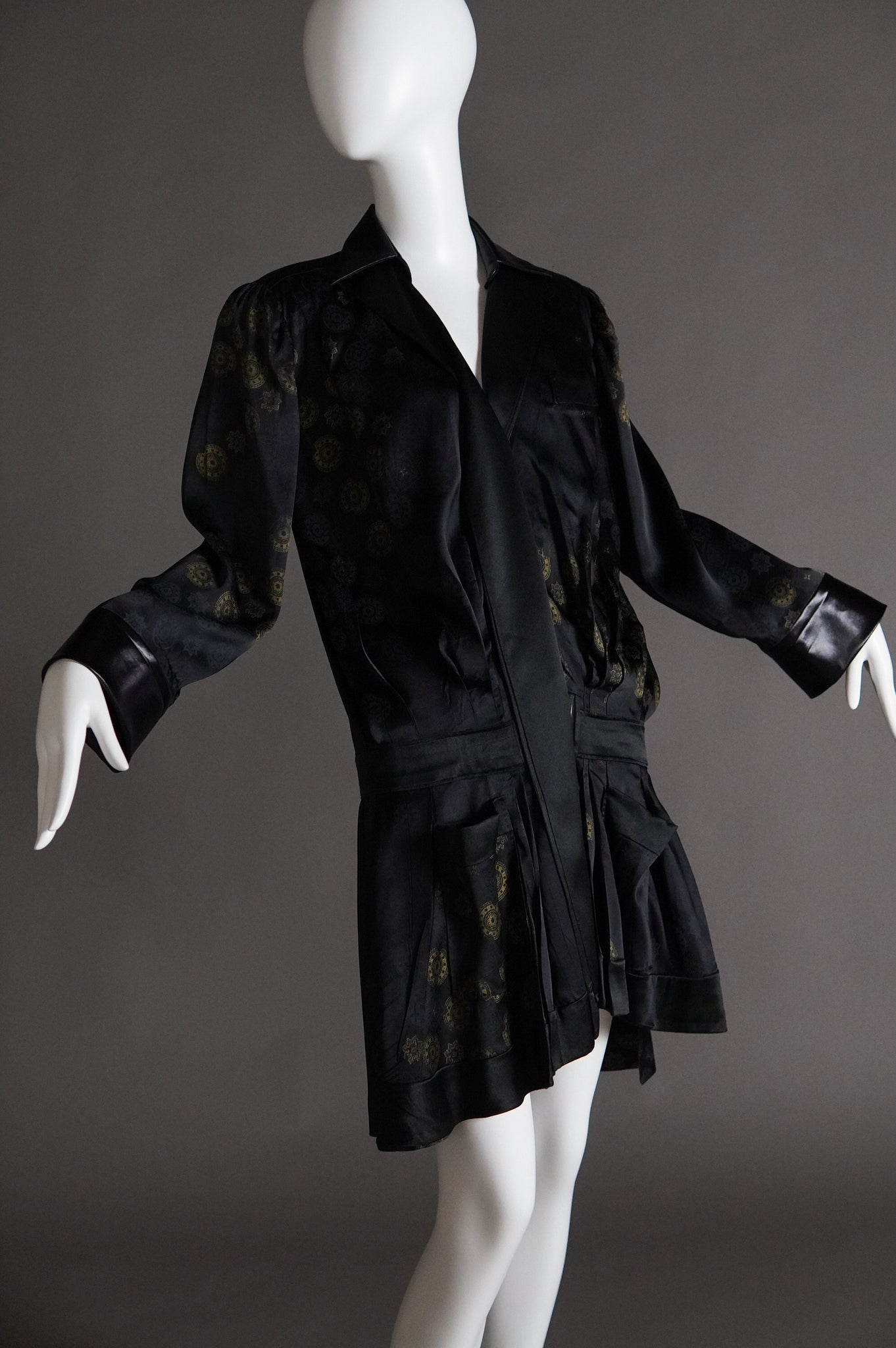 S/S 2007 Balenciaga by Nicolas Ghesquière runway drop-waist shirtdress - XS