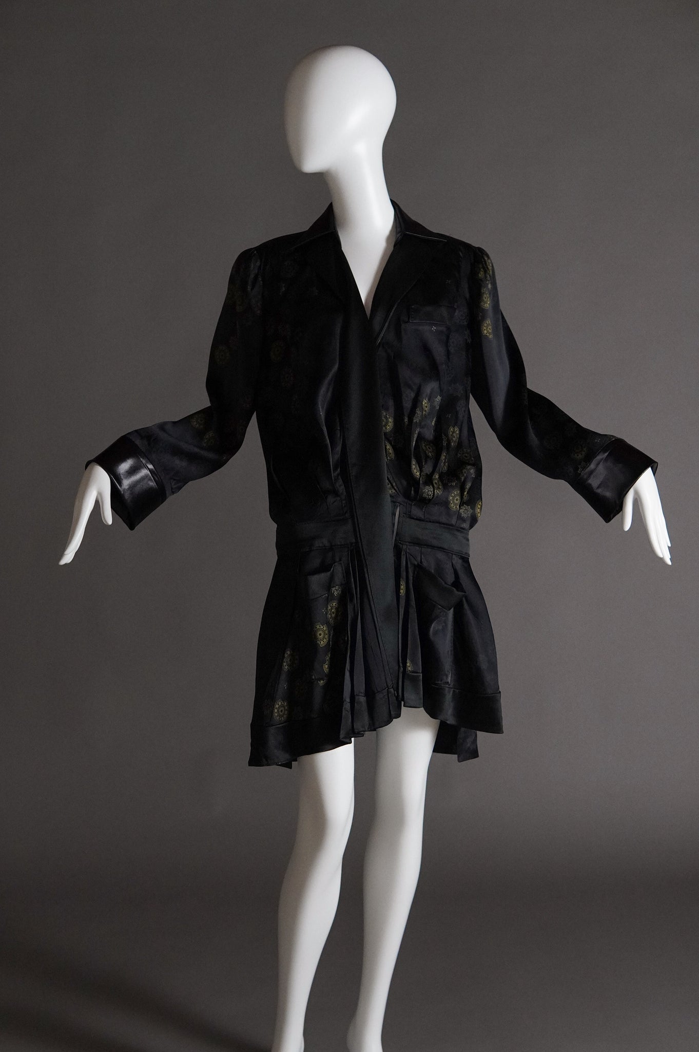 S/S 2007 Balenciaga by Nicolas Ghesquière runway drop-waist shirtdress - XS