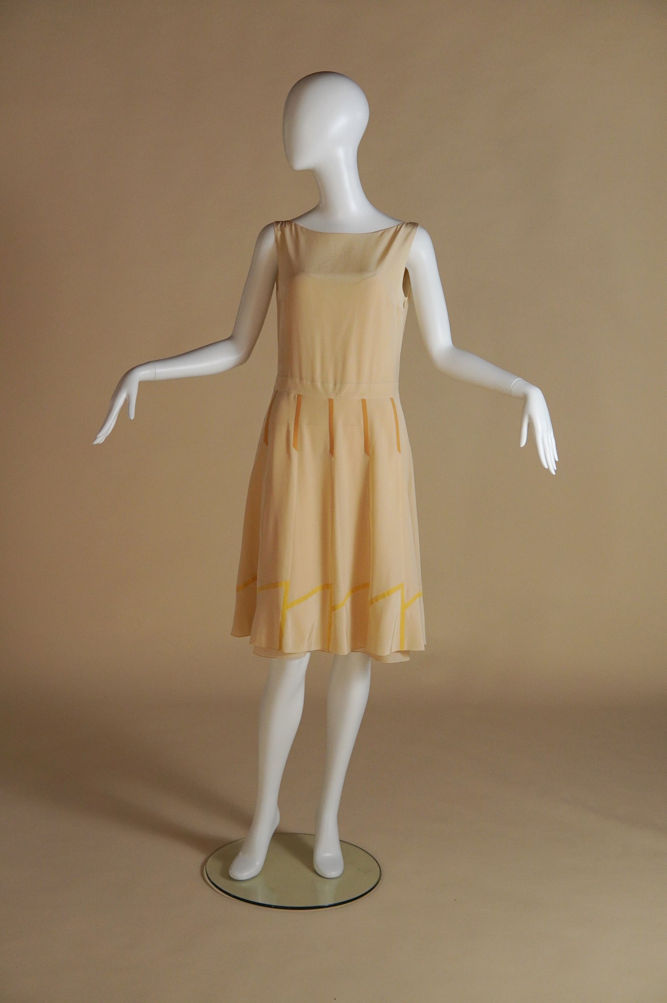 S/S 1997 Prada rare sheer silk dress and slip with ribbon detail set - XS/S