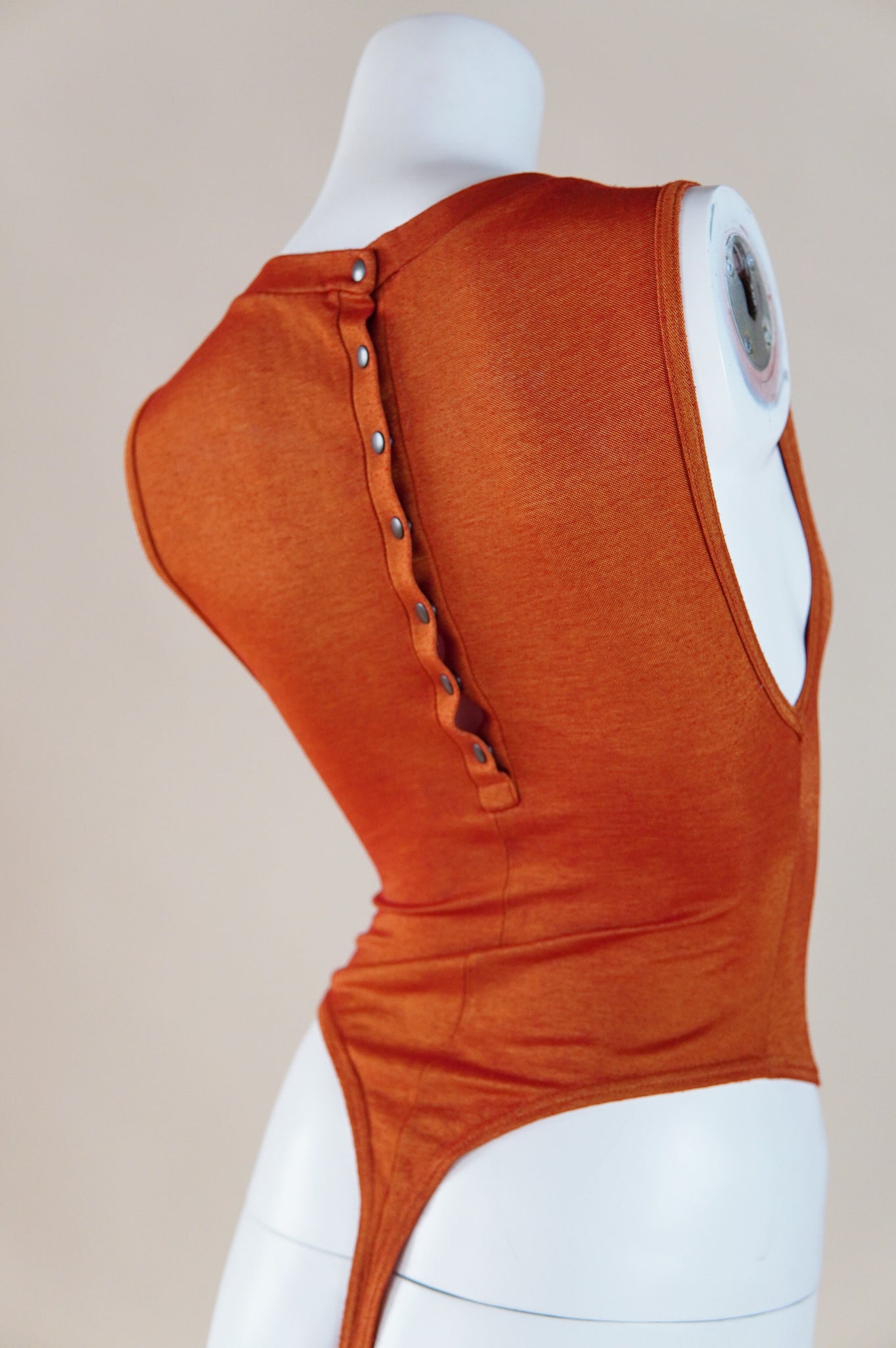 S/S 1986 Alaïa copper bodysuit - XXS