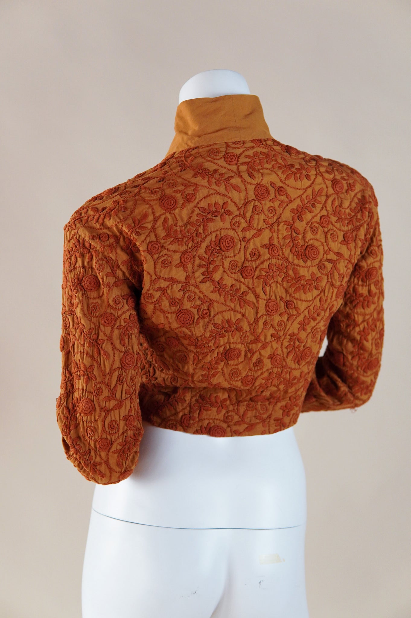 F/W 1990 Callaghan by Romeo Gigli embroidered top - XS/S