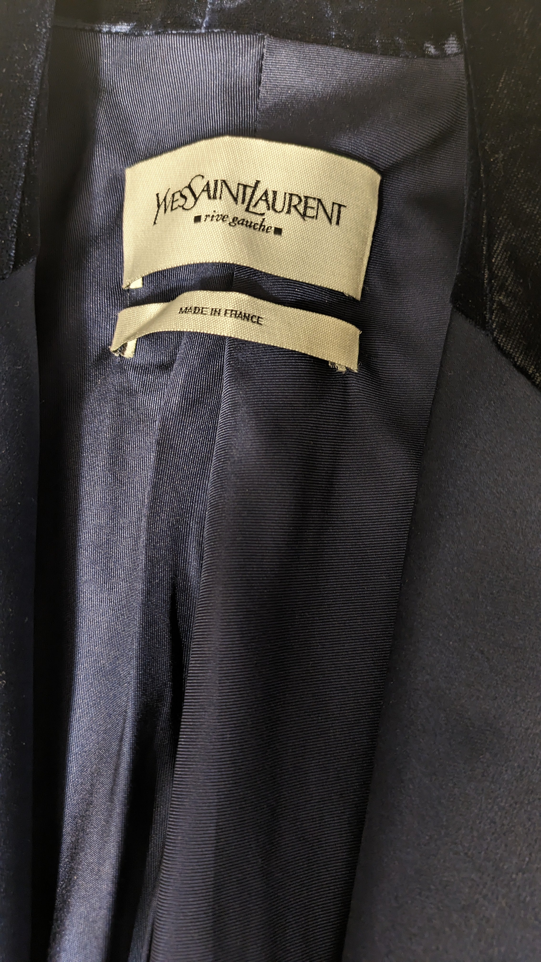 F/W 2002 documented Yves Saint Laurent by Tom Ford velvet