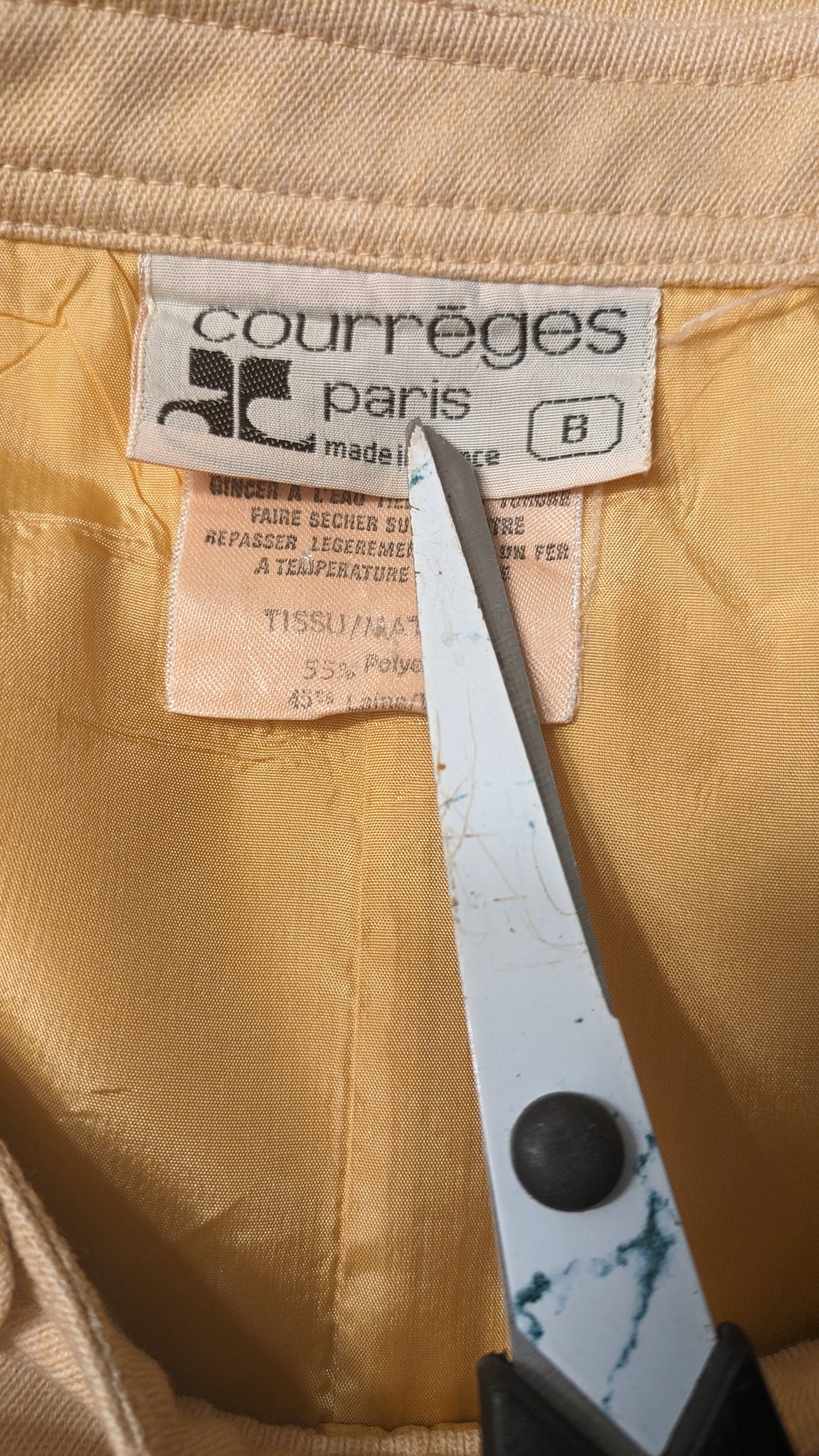 1970s Courrèges wrap skirt - XS/S