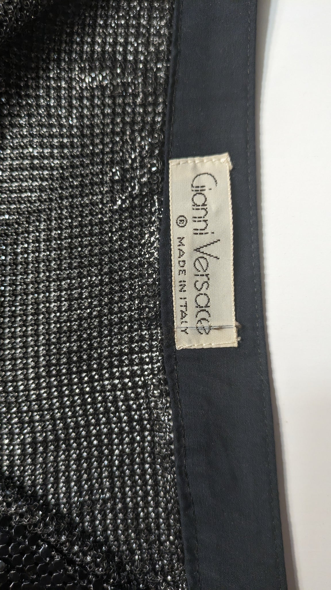 F/W 1982 Gianni Versace documented oroton metal matching set - XS