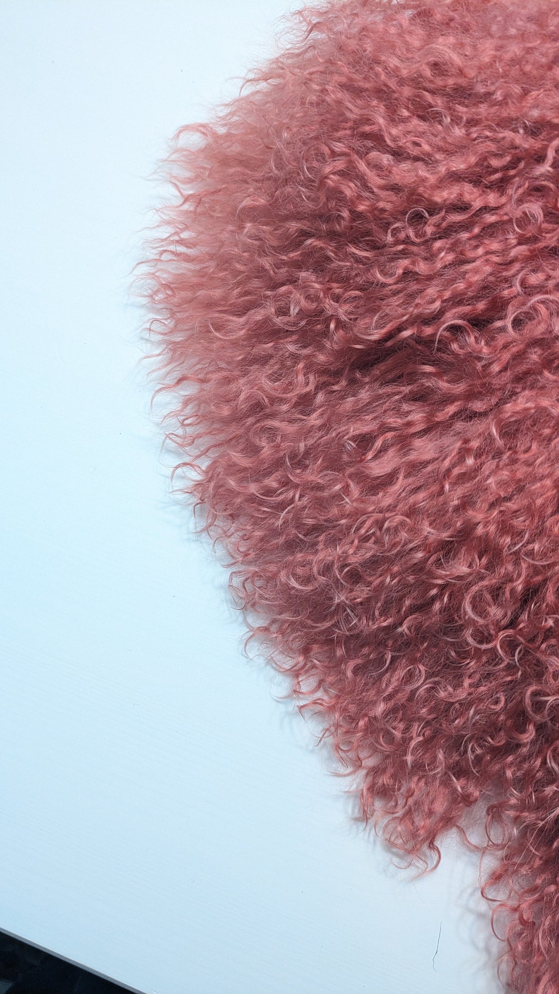 F/W 2000 Krizia pink mongolian fur bag