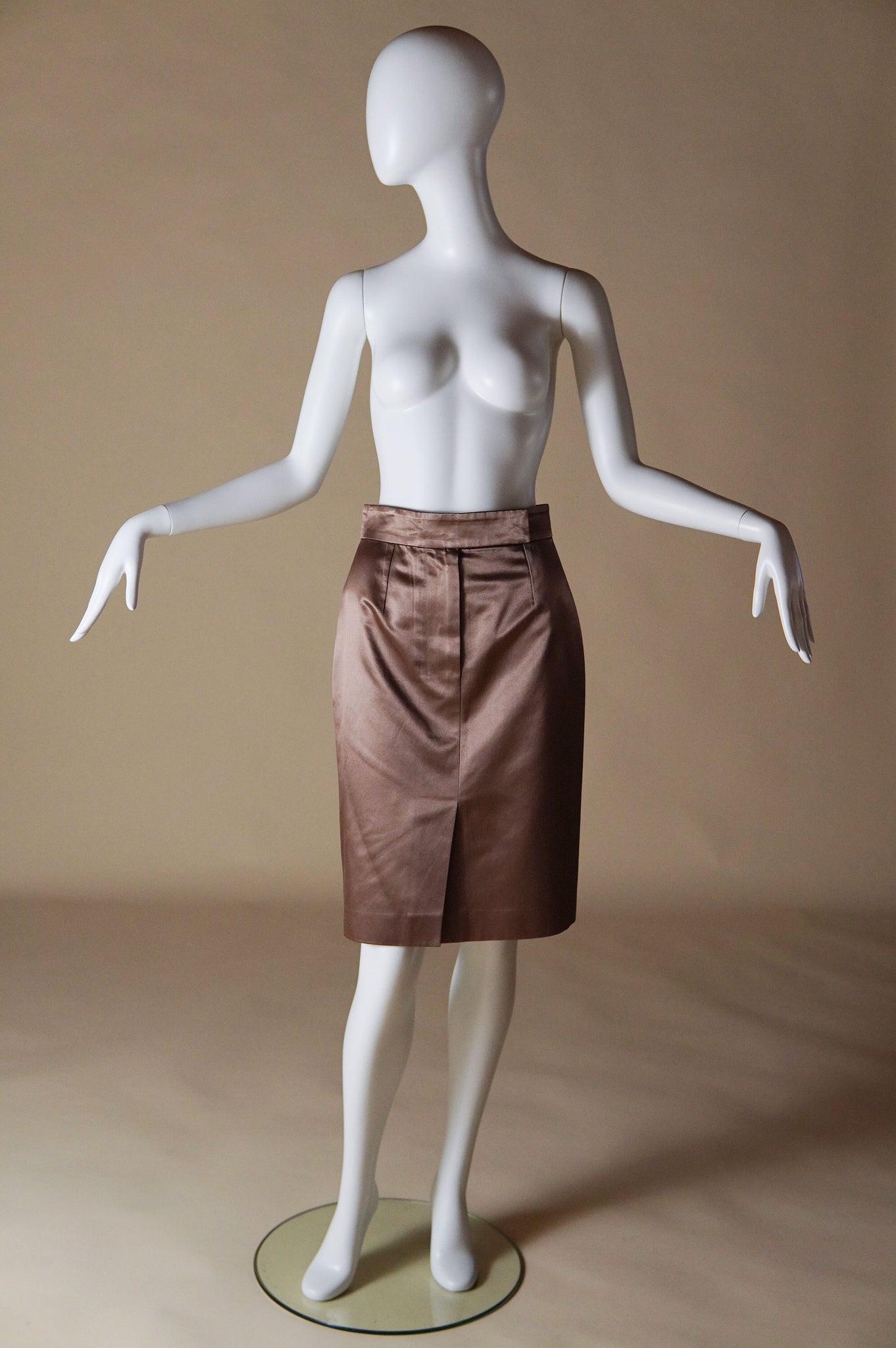 S/S 2003 Yves Saint Laurent by Tom Ford runway skirt with bum impression - XS