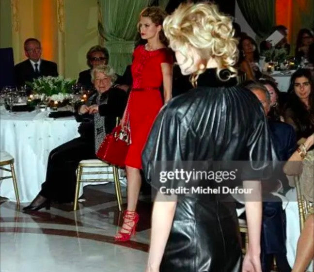 F/W 2009 Christian Dior by John Galliano knee length dress with silk trim - XS