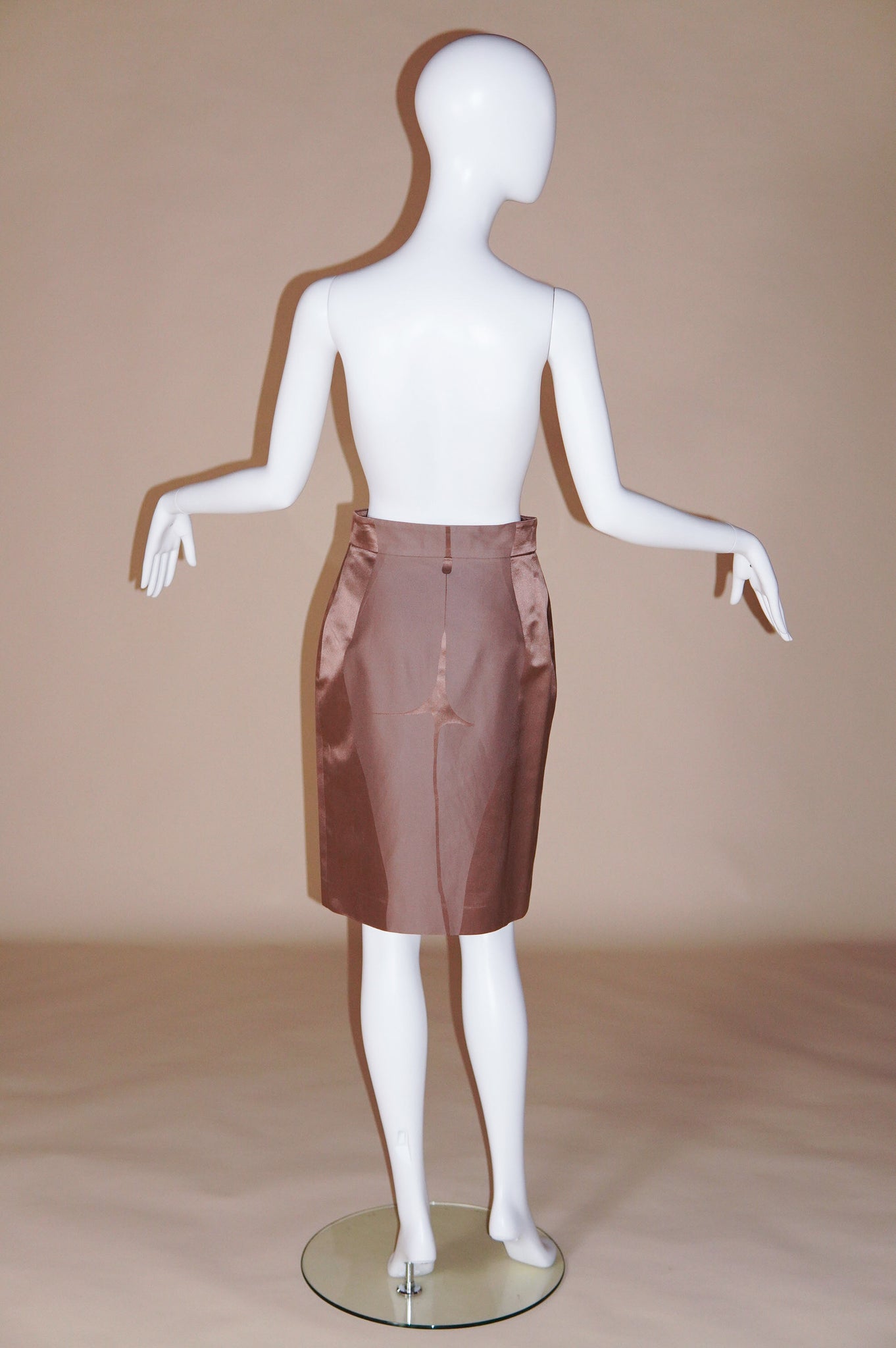 S/S 2003 Yves Saint Laurent by Tom Ford runway skirt with bum impression - XS