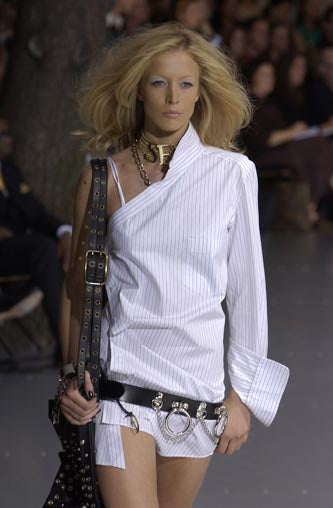 S/S 2003 Dolce & Gabbana 'Sex Collection' runway bondage leather