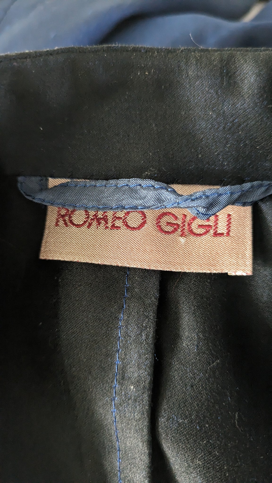 Romeo Gigli two-toned silk blend single-breasted jacket - XS/S