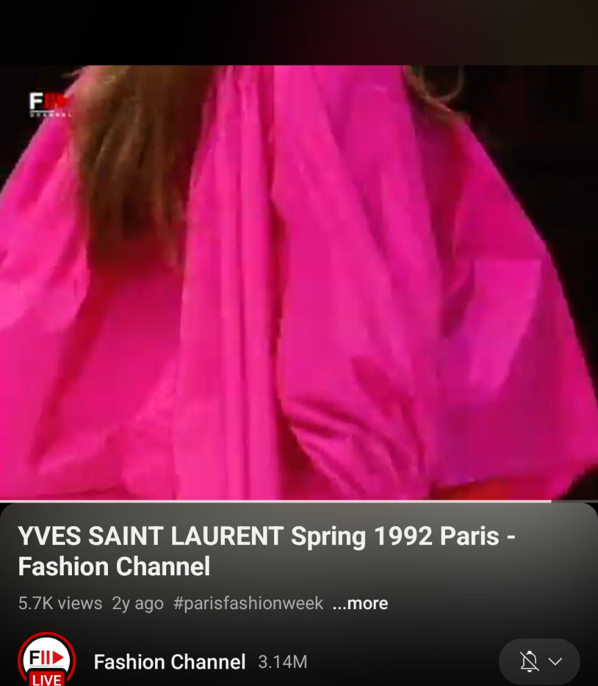 S/S 1992 Yves Saint Laurent Rive Gauche exaggerated bubble dress - O/S