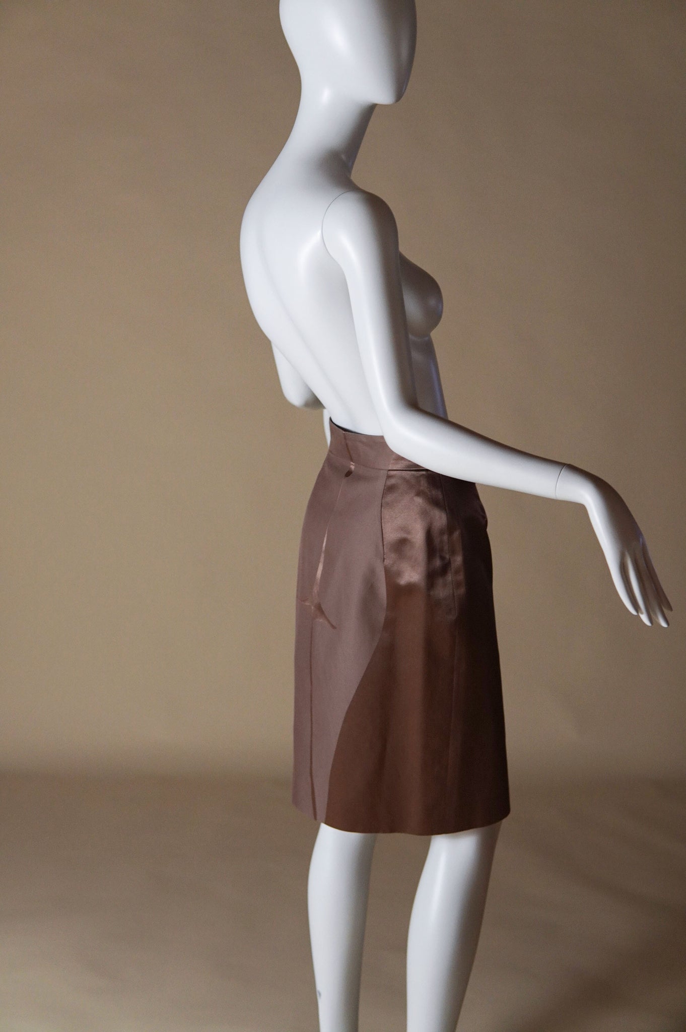 S/S 2003 Yves Saint Laurent by Tom Ford runway skirt with bum impression - XS