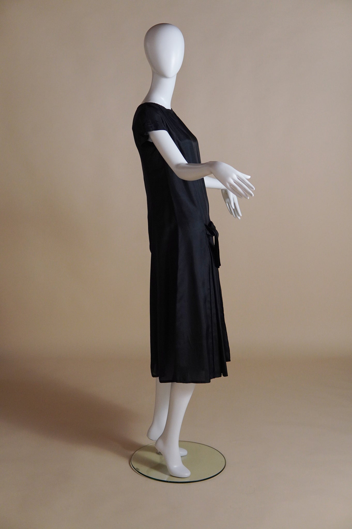 1980s Katharine Hamnett parachute silk drop waist dress - S/M