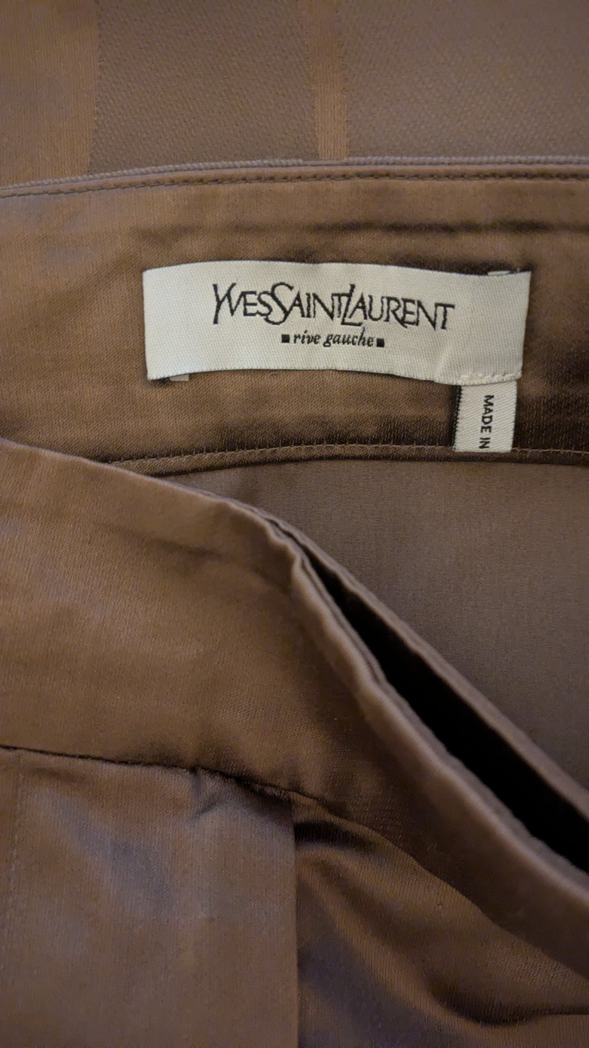 S/S 2003 Yves Saint Laurent by Tom Ford runway skirt with bum impression - XS