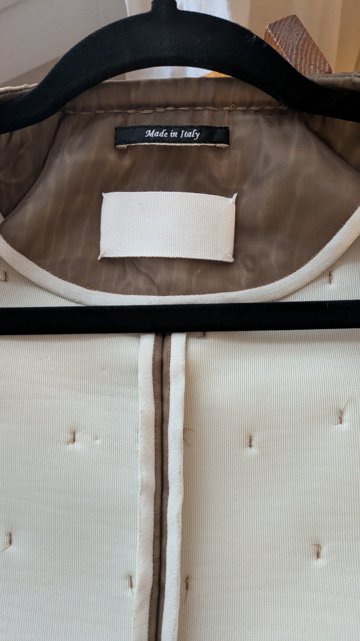 S/S 2016 Maison Margiela by John Galliano blank label cropped jacket - XS/S
