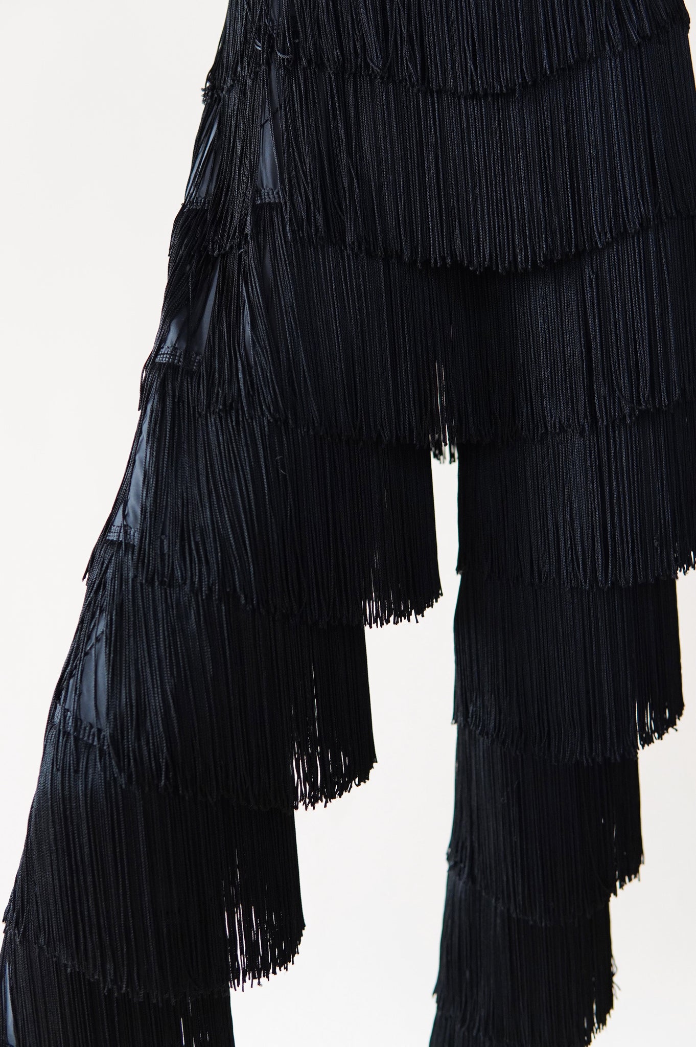 S/S 1990 OMO Norma Kamali fringe pants - XS