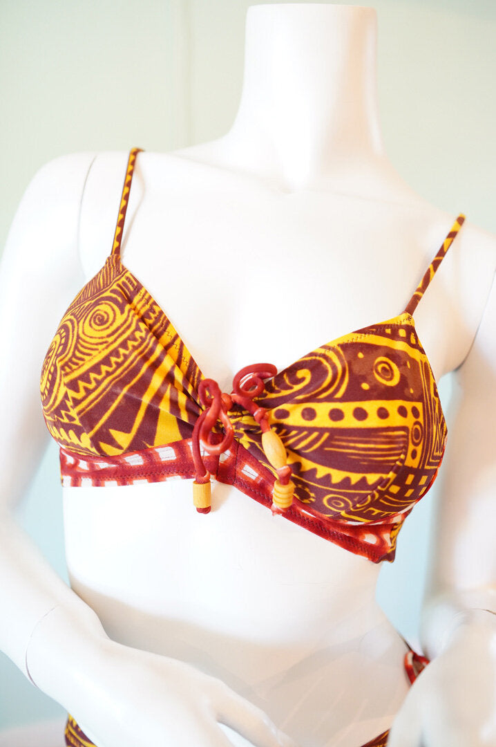 Gaultier Soleil tribal bikini - S/M