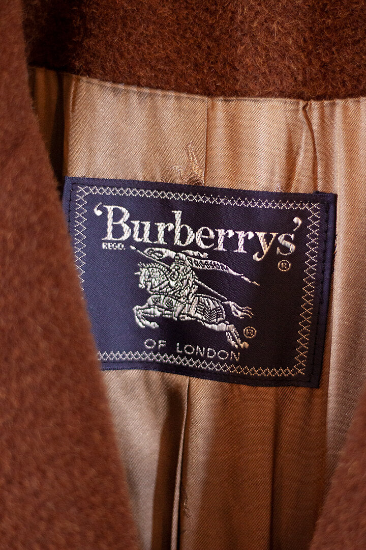 (Burberry) Alpaca coat - L